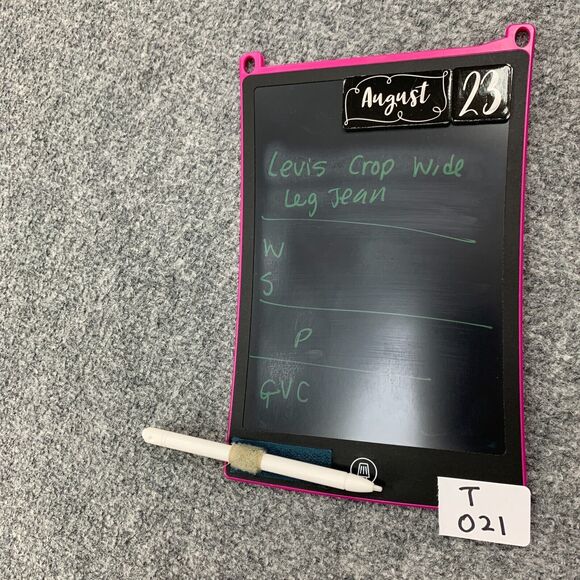 Vintage Levis 307 Crop Jeans Womens Junior 5 Blue Wide Leg Mid Rise Denim Y2K - Picture 11 of 12